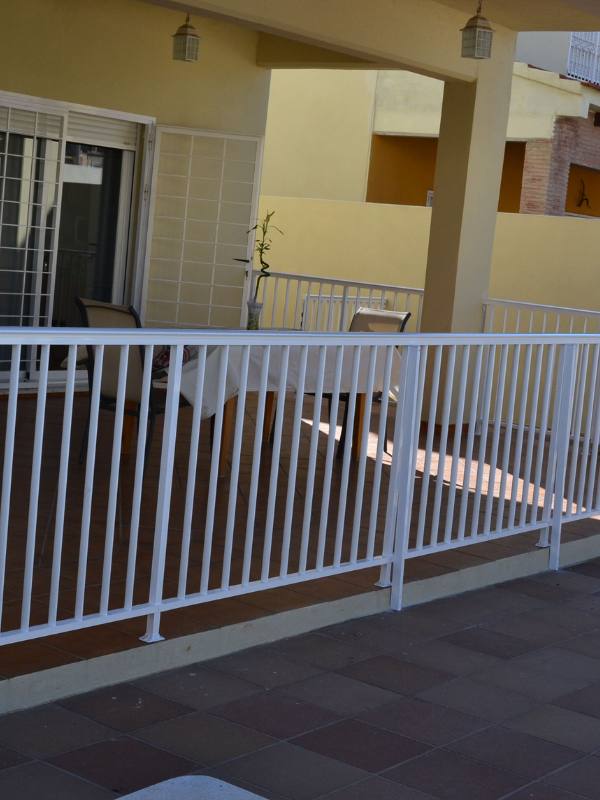 Barandilla aluminio