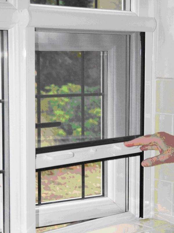 Mosquitera enrollable interior