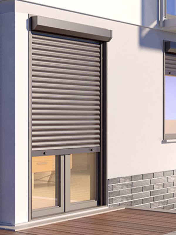 Persiana aluminio colocación exterior