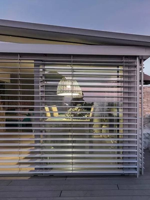 Persiana de lamas de seguridad