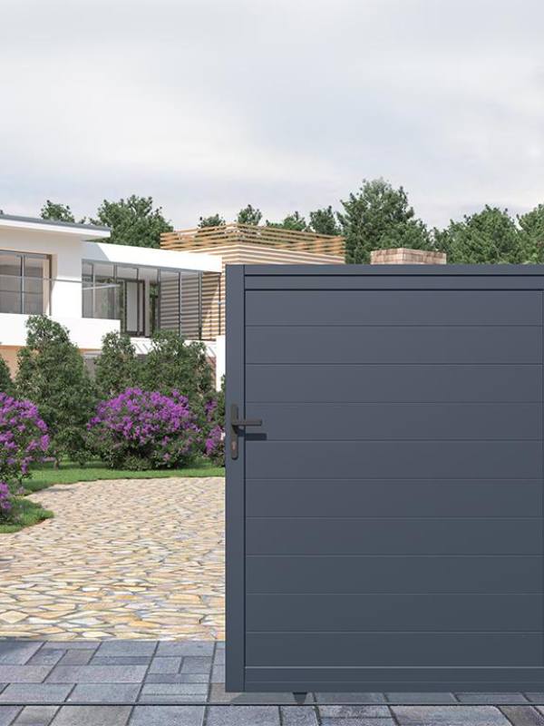 Puerta corredera exterior finca